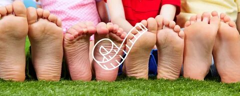 Children feet video