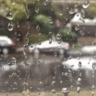 Raining while
