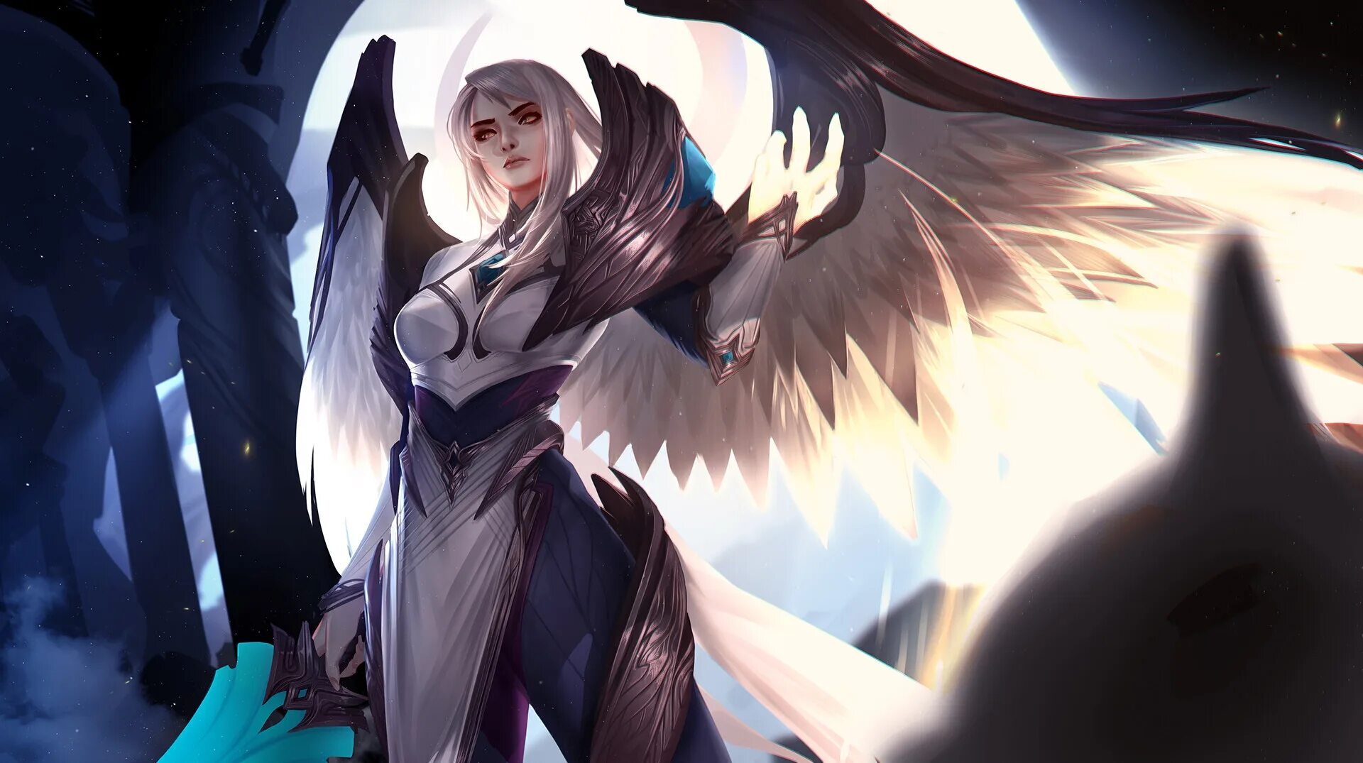 Кейл читать. Кейл и моргана арт. league of legends кейл. кейл пентакилл.