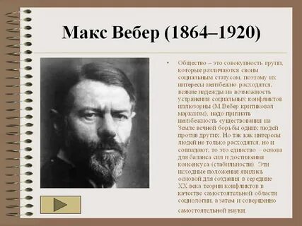 Вебер и другие