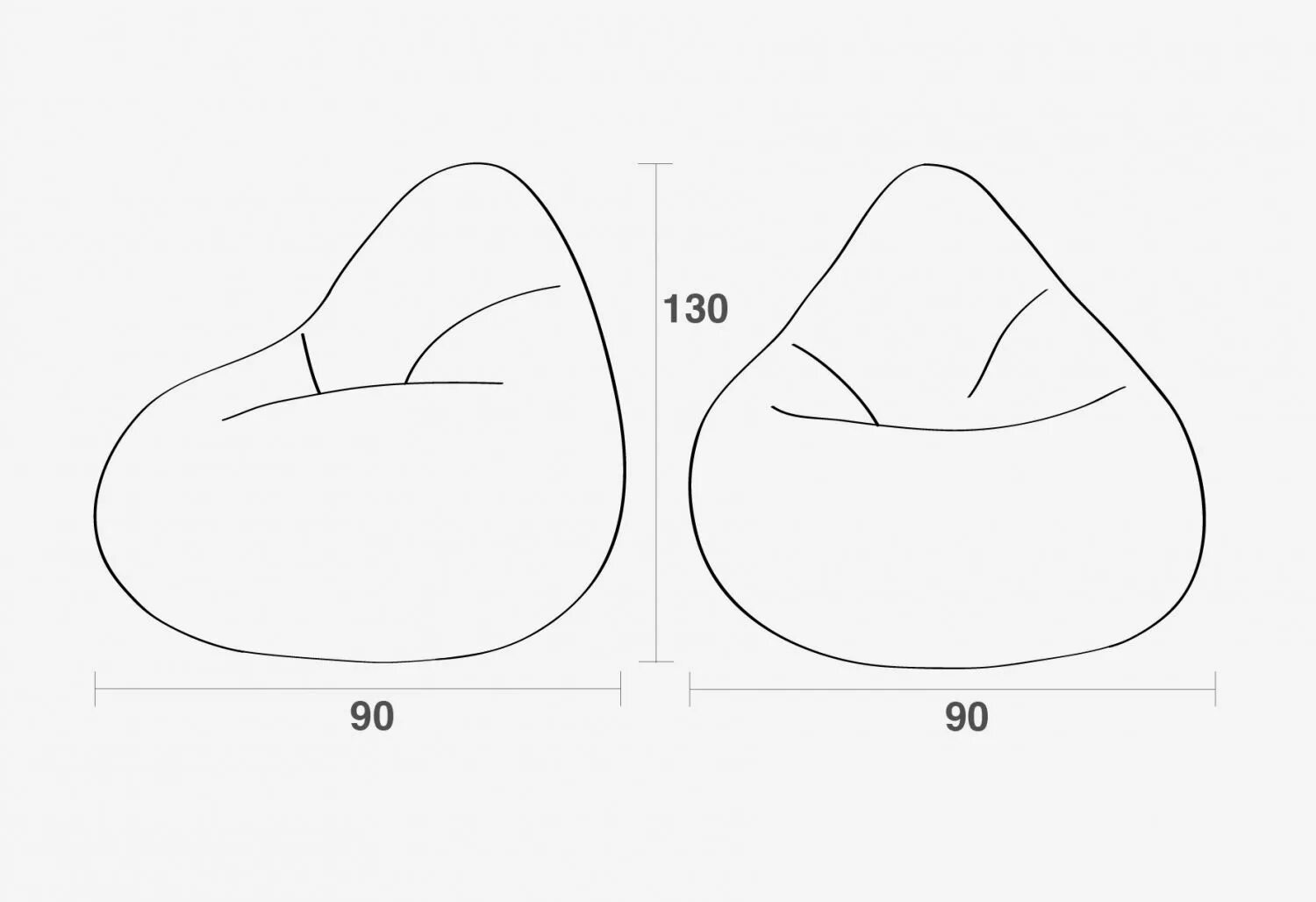 Кресло груша размеры. Кресло груша автокад. блоки автокад кресло мешок. bean bag chair выкройки. подвесное кресло двг чертеж.