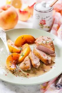 Грудки с персиками