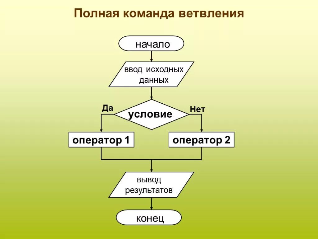 Команда добавления данных. Блок схема ветвление примеры. команды алгоритма в информатике. полная команда ветвления. алгоритм с командой ветвления это.
