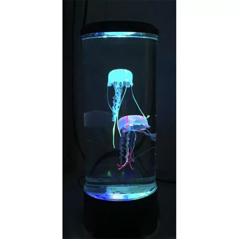 Медуза с подсветкой. Круглый аквариум с подсветкой для медуз. Jellyfish mood lamp светодиодный ночник. Лава лампа с медузами. Аквариум led desktop jellyfish tank.