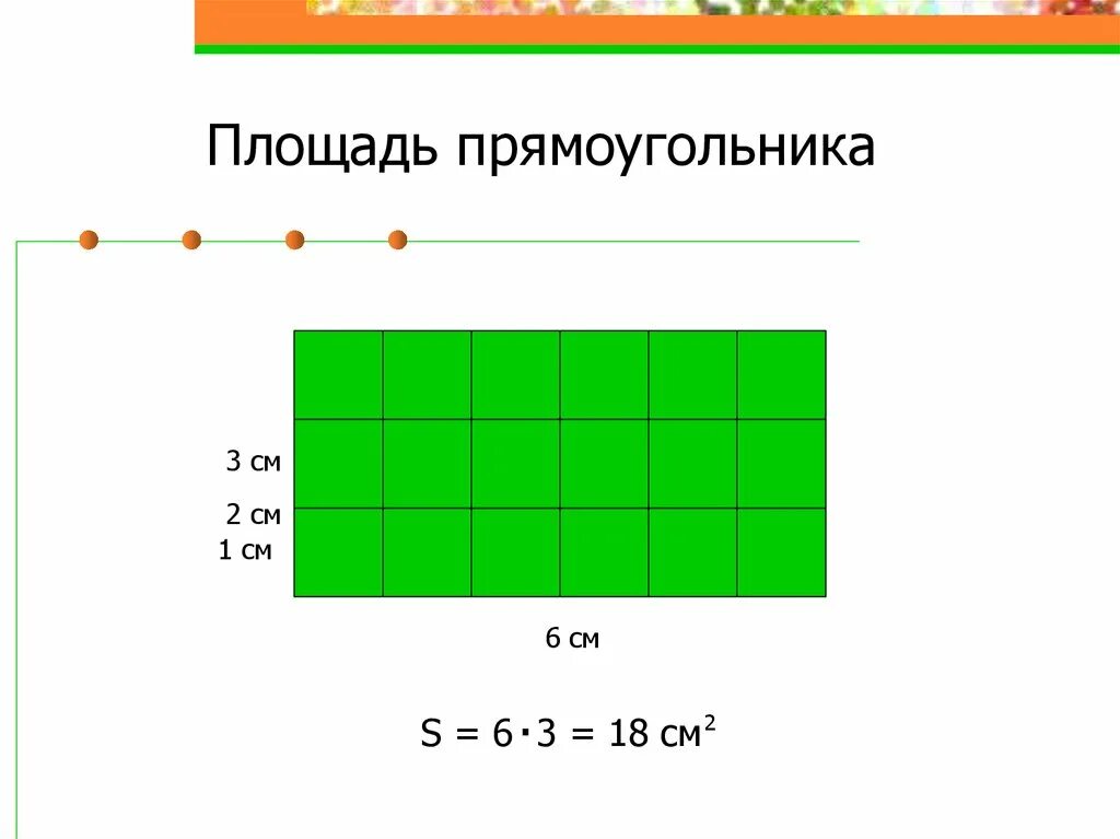 Площадь прямоугольника 12 и 7