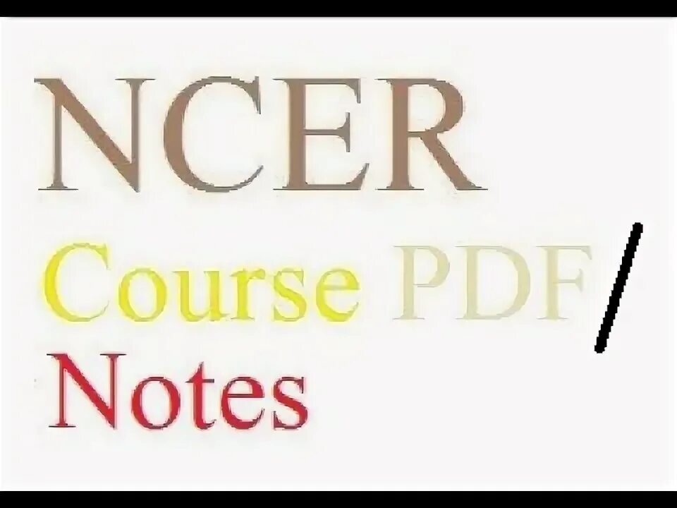 Course notes. Course notes