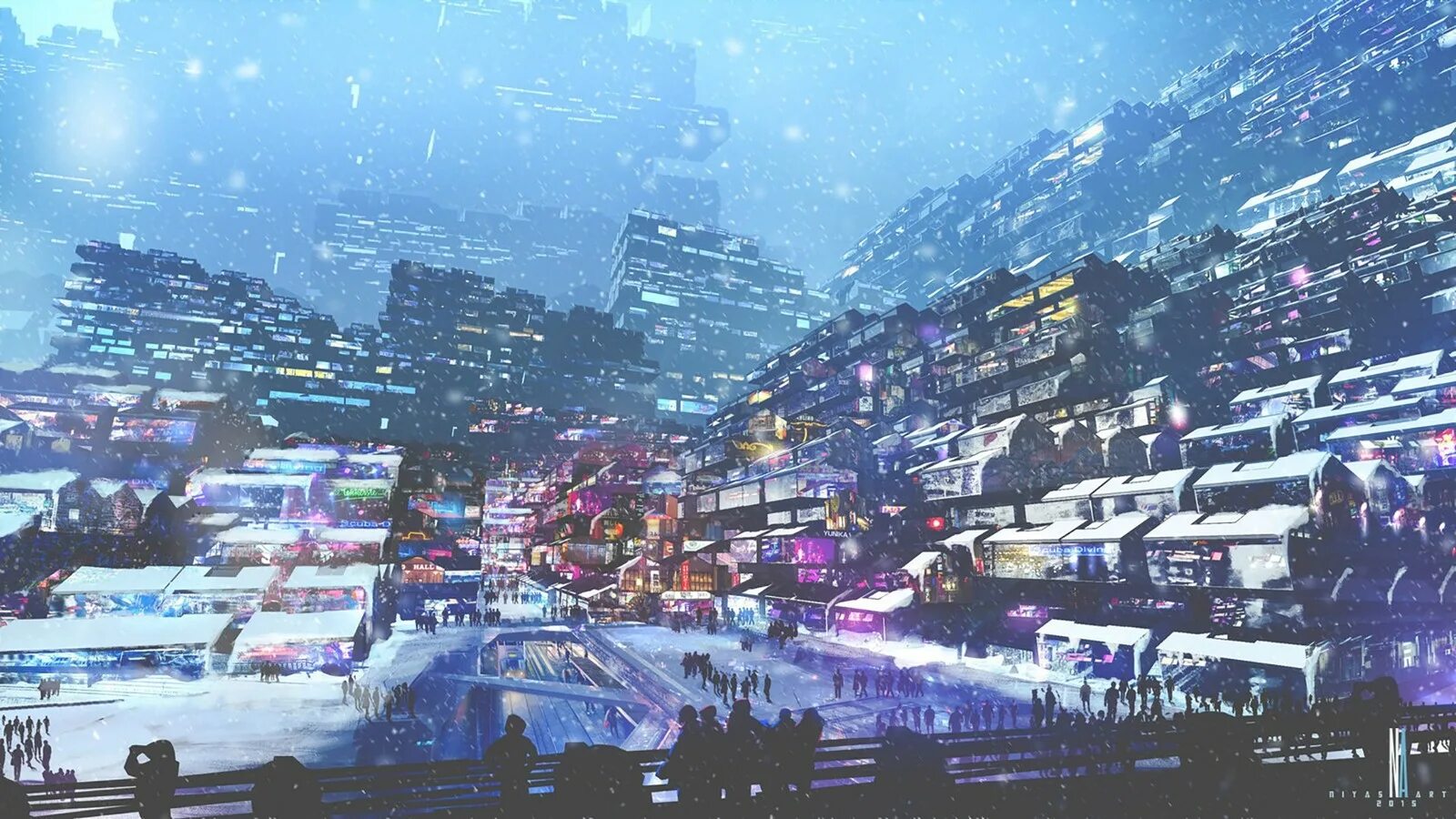 Лос Анджелес киберпанк. Cyberpunk 2077 Winter Snow. Найт Сити Лос Анджелес. Заснеженный город киберпанк. Without future