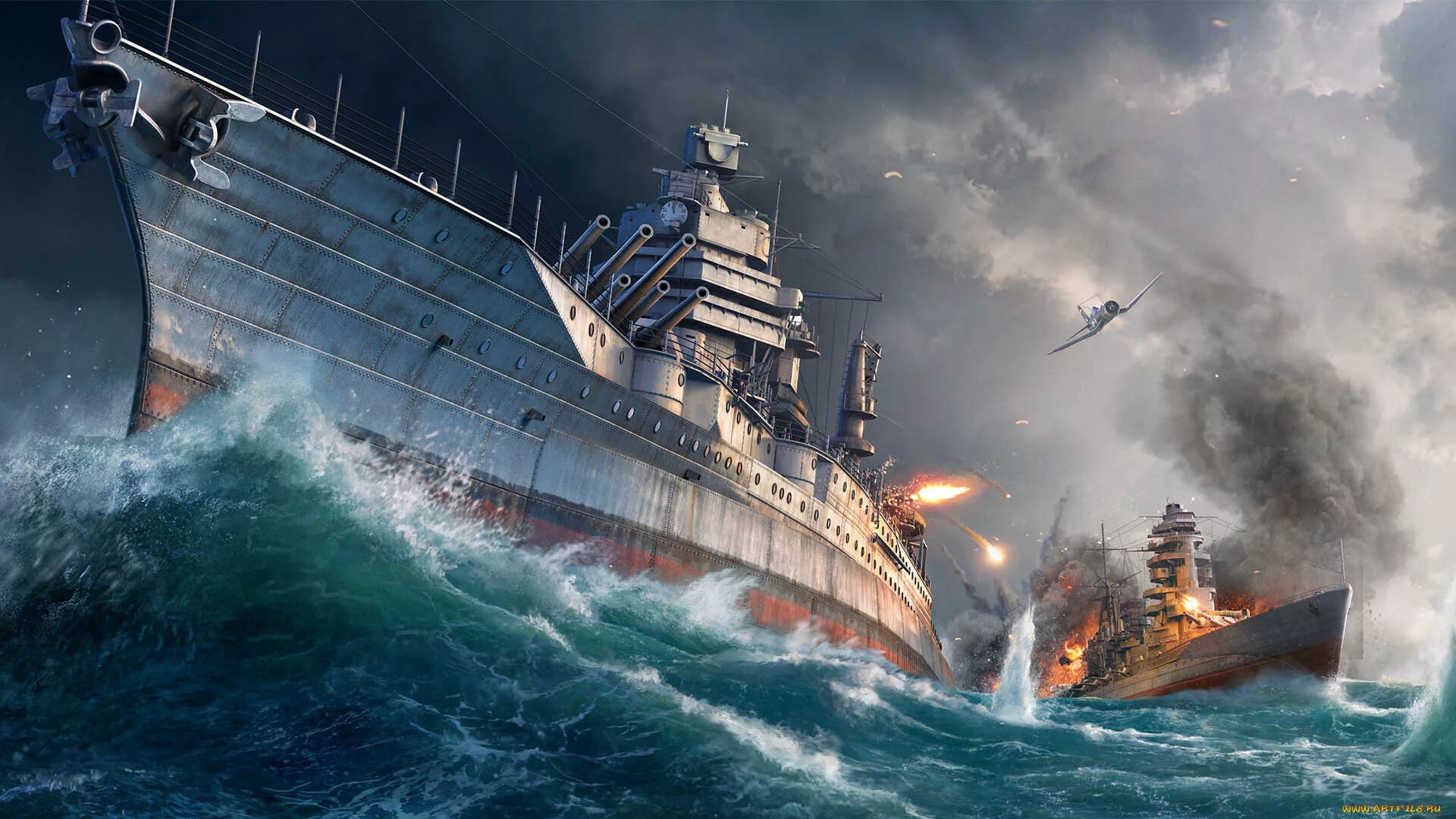 Видео кораблей игра. World of Warships Ямато. Ямато корабль в World of Warships. Морской бой ворлд оф варшипс. Ворлд варшипс морские сражения.