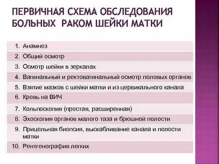 Рак шейк матки