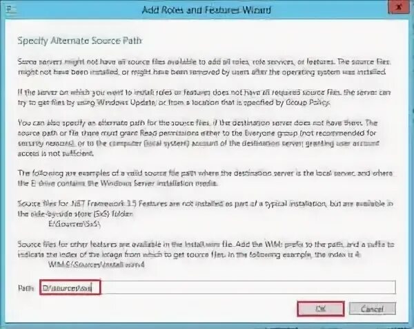 Failed to install the .net Framework, try installing the latest Version manually.