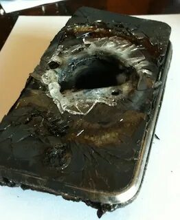 Phone destroyed