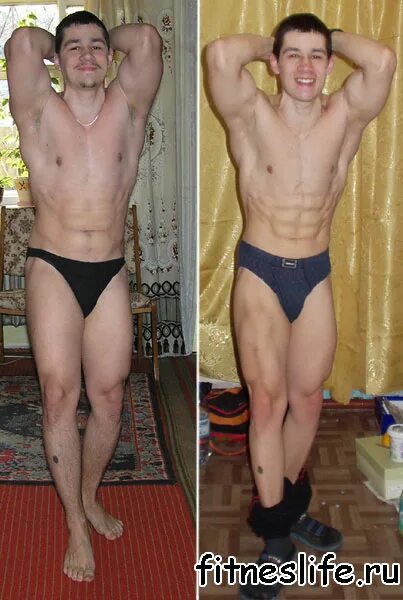 набор массы за месяц.