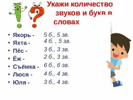 Сколько звуков в слове нога