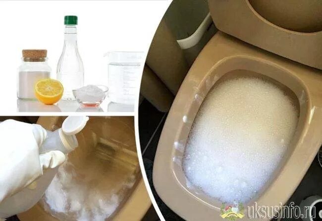 Прочистить засор содой и уксусом