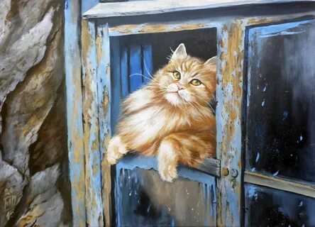Кошка на окошке