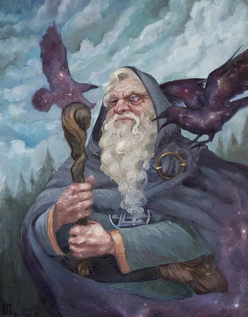 Деды мифология. Мимир скандинавская мифология. вотан бог. odinn wotan. скандинавский бог хёнир.