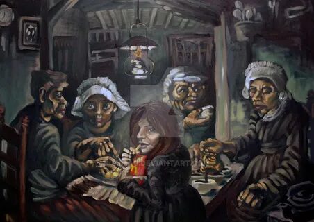 Едоки картофеля ван гога