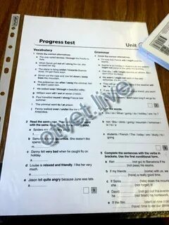 Progress test unit 2 9 класс