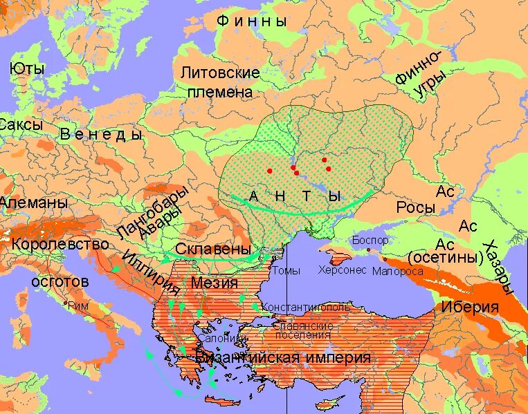 Рим возник на земле где жило племя. Карт расселения славян Антов. Анты карта расселения. Карта древней Европы с племенами 5 век. Племенные Союзы славян карта Венеды анты.