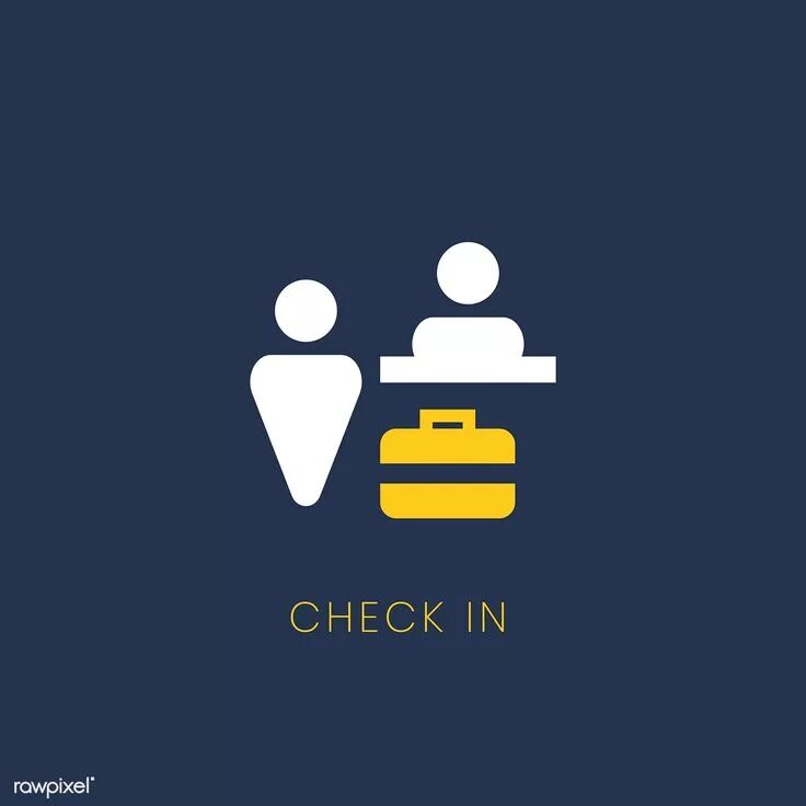 Check in r. Check in icon. check in sign. check in vector.