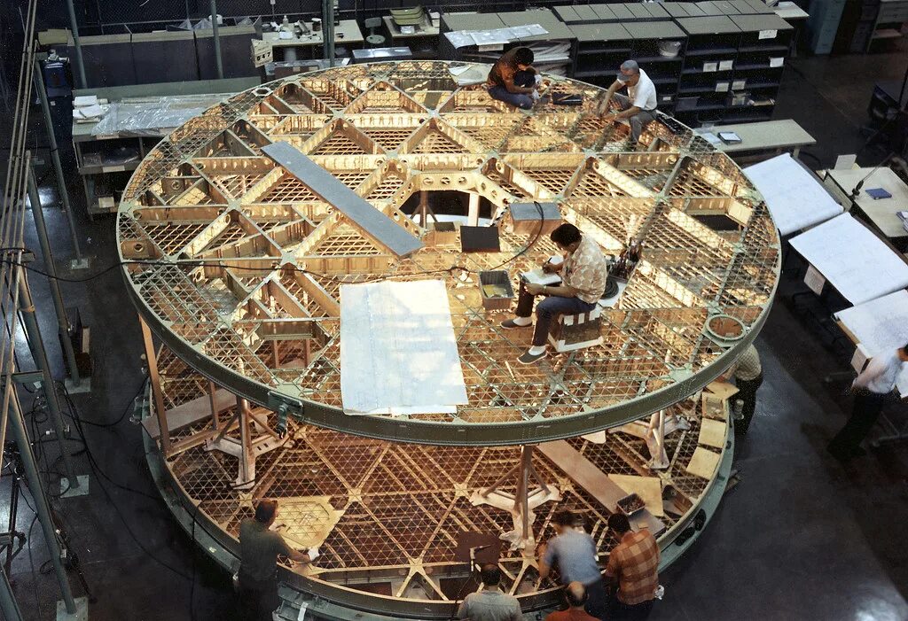 Mir space station dining table