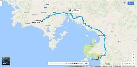Даламан фетхие как добраться
