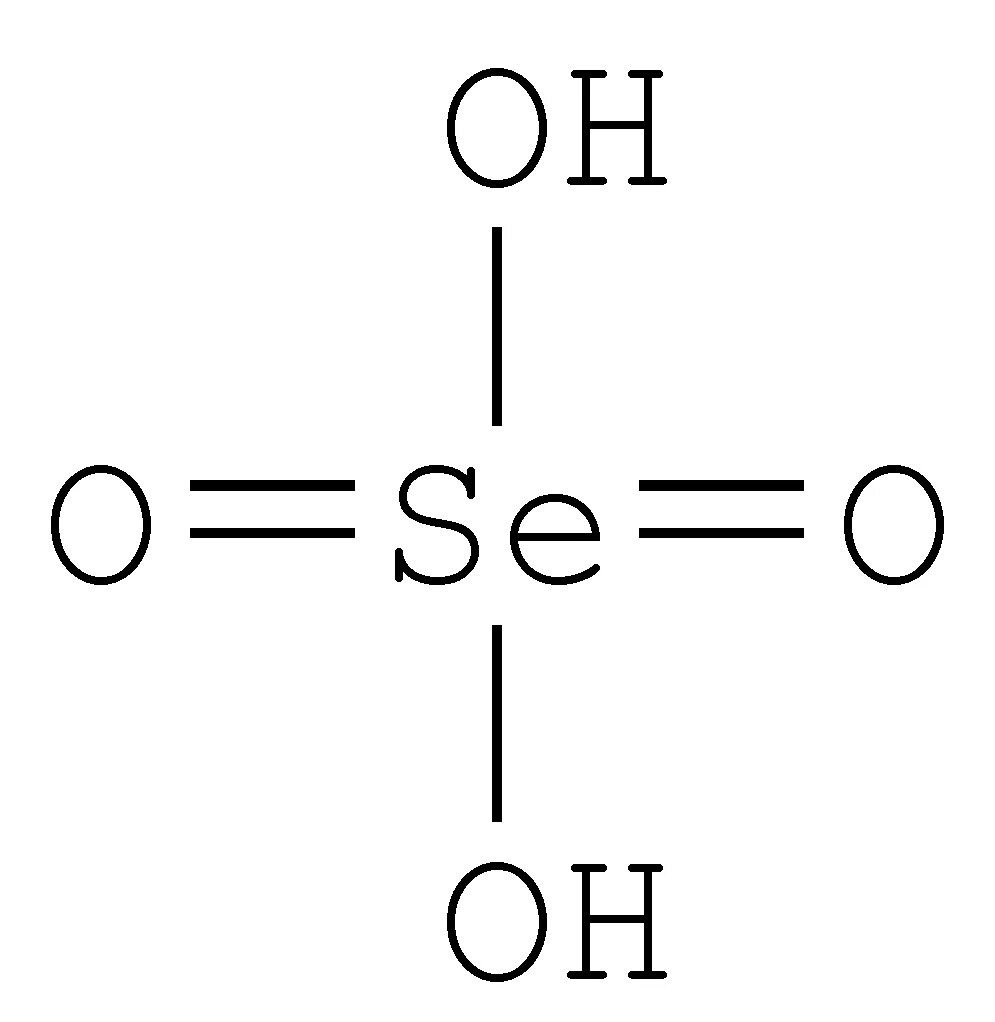 Формула селеновой кислоты. H2seo4 графическая формула. H2seo4 структурная формула. Селеновая кислота графическая формула. Селеновая кислота структурная формула.