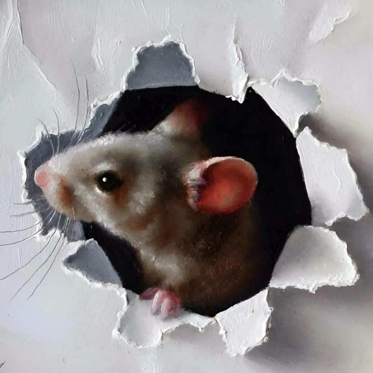 Marina Dieul картины. Мышка в норке. Мышь из норки. Мышонок в норке.