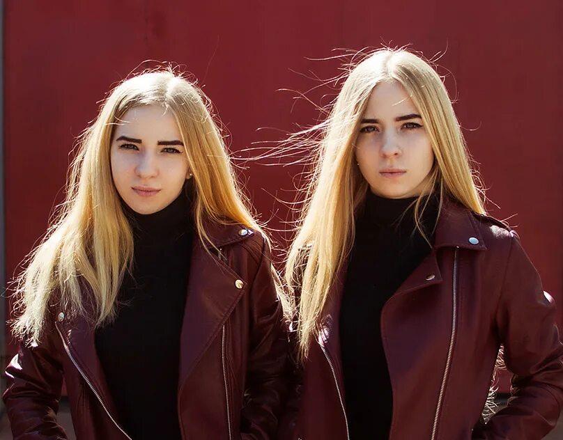 Real twin sisters