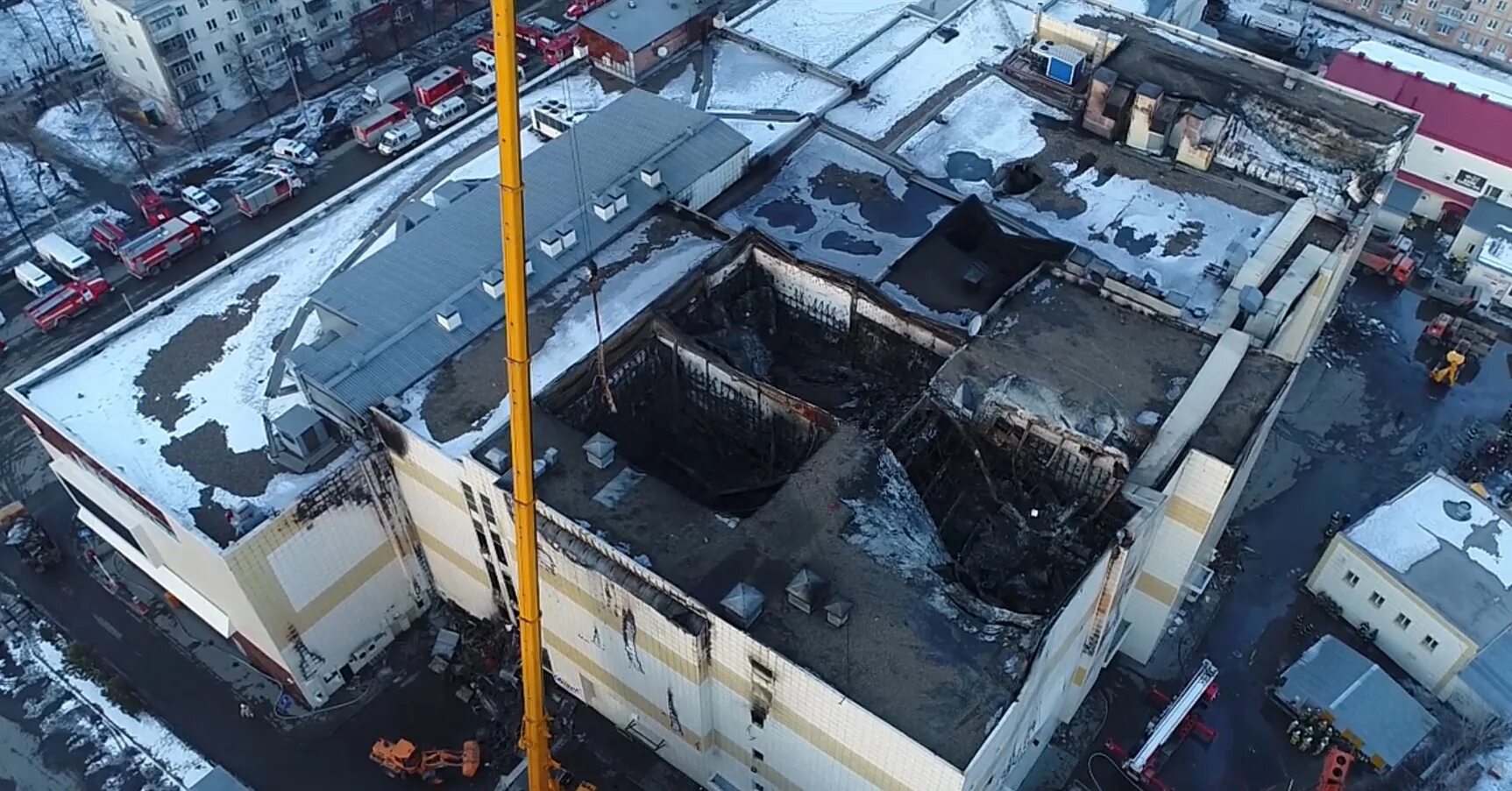 пожар в тц зимняя вишня