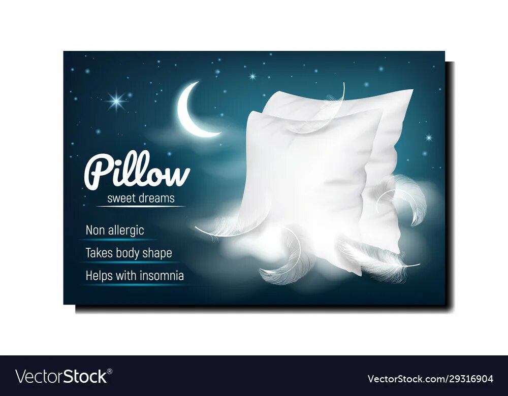 Включи sweet dream. Подушки ортопедические для сна Sweet Dreams. Sweet Dreams картинки. Сон вектор. Рекламный плакат подушки одеяла.