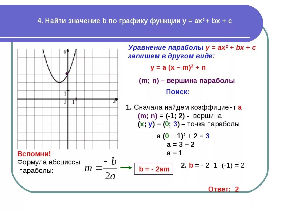 Как найти уравнения на графике функций. Как найти уравнение параболы по графику. Как вычислить функцию по графику. График функции y ax2+BX+C. Найдите значение а б с по графику