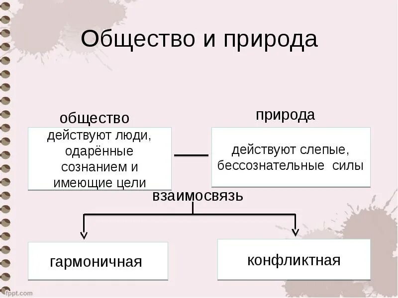 Как связаны общество и природа обществознание