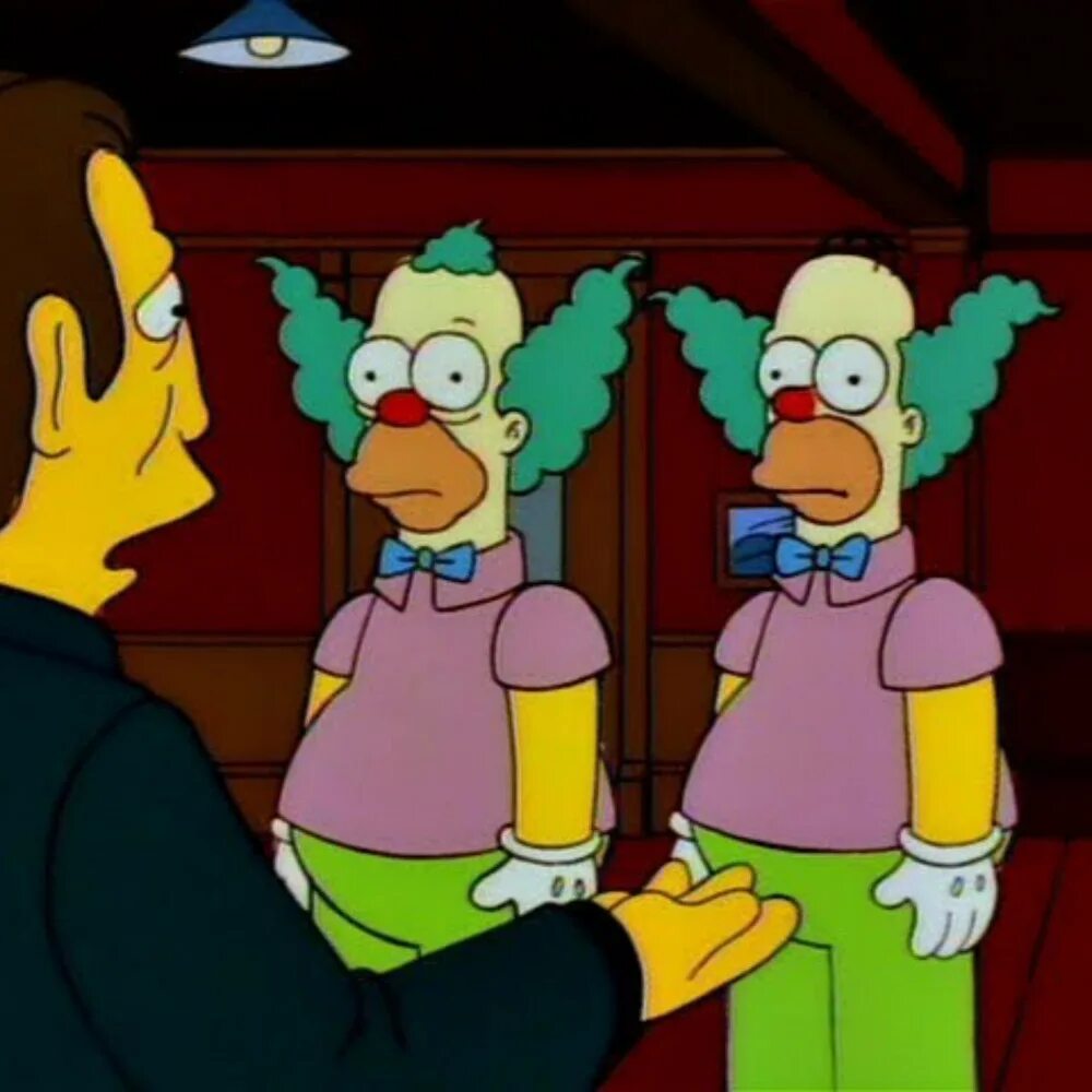 I m seeing перевод. Симпсоны клоун КРАСТИ. Клоун КРАСТИ И гомер. Симпсоны гомер КРАСТИ. Клоун КРАСТИ из Симпсонов.