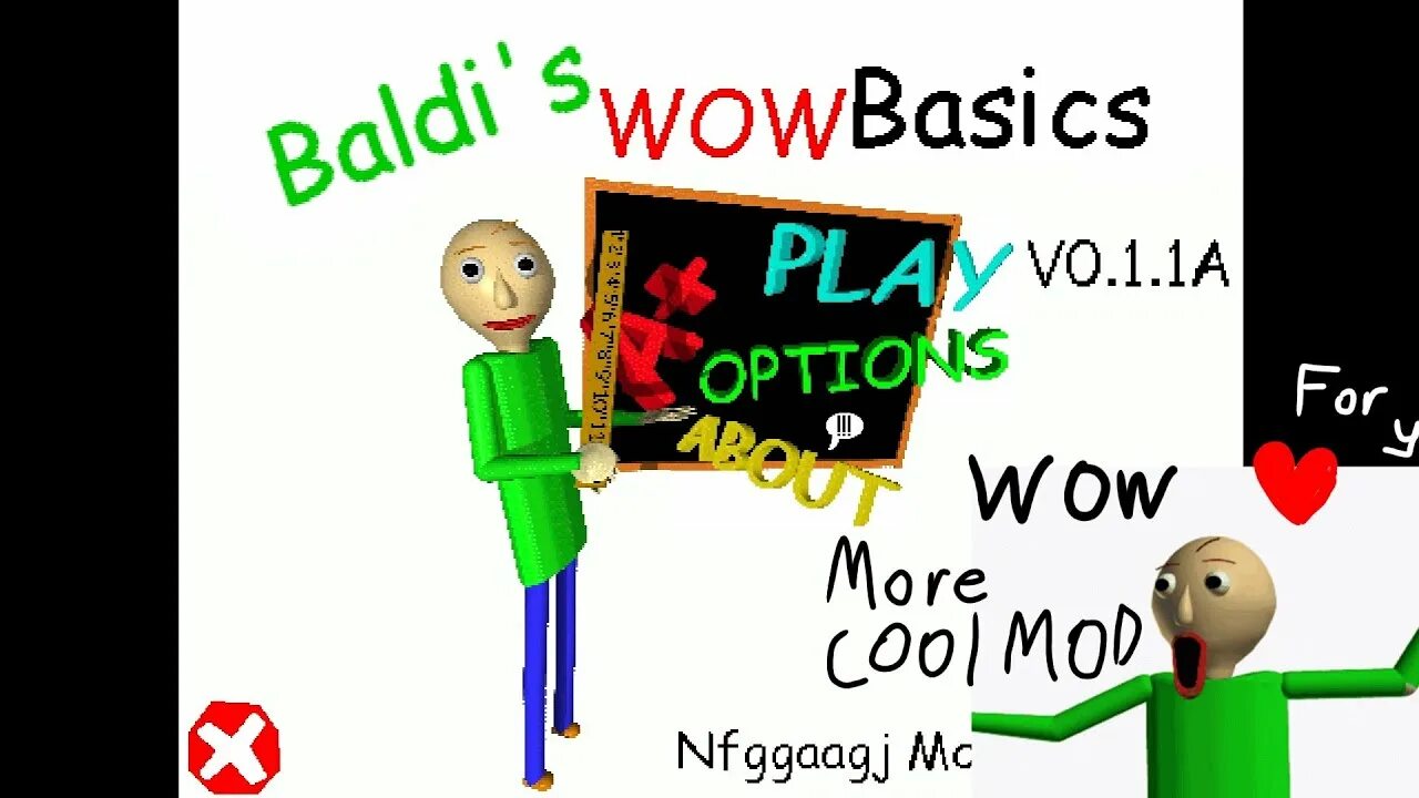 Baldi wow basics v 0.1 1a. Phonty baldi basics. baldis basics remake тренер. ралди и азы мемосикаф. baldis basics sock.