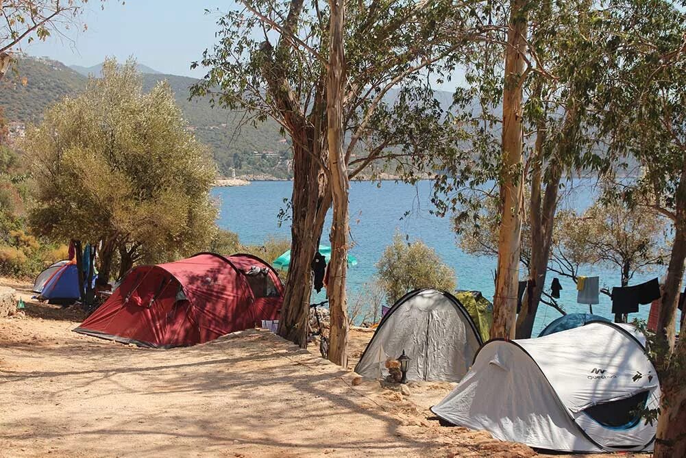 Анталия кемпинг. Kaş Camping. Фуркан кемпинг. Инфраструктура кемпинга в Турции.