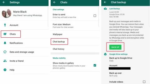 How to back up & restore WhatsApp on Android.