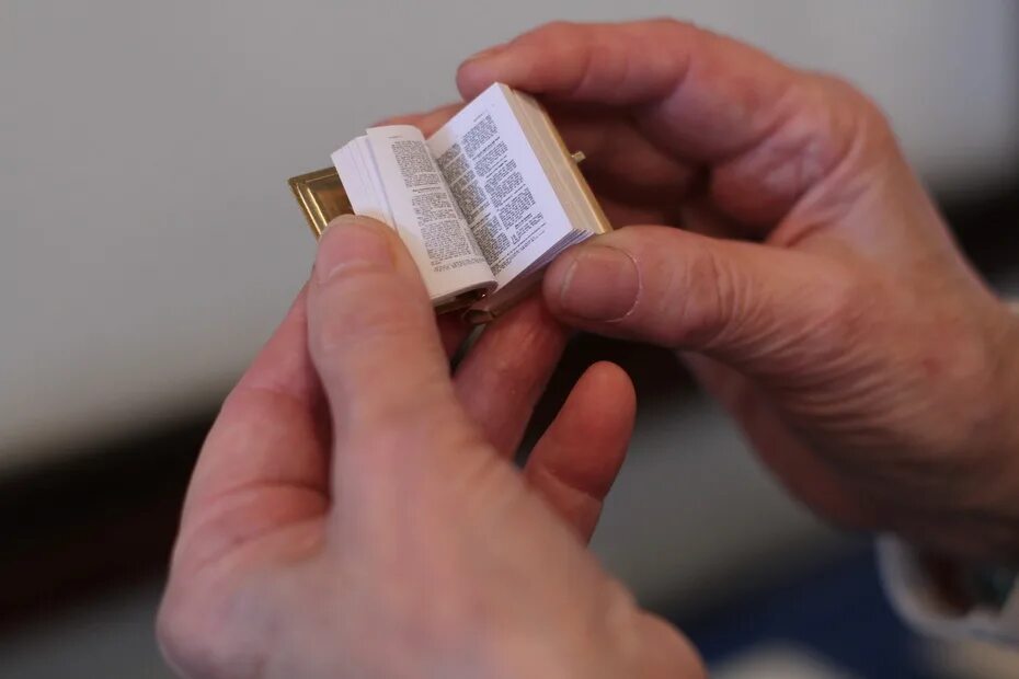 Самая маленькая книга. Старый Король Коул самая маленькая книга. Самая маленькая книга в мире. Самая маленькая Крига в мире.