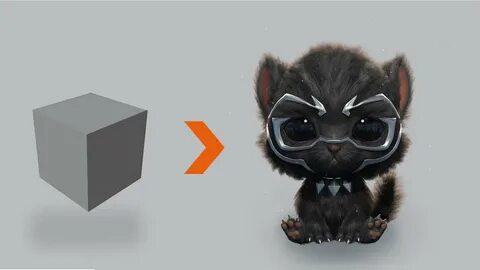 Cat in blender