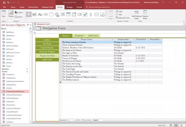 Access навигация. Форма навигации аксес 2007. microsoft access форма навигации. навигатор форм в access. область навигации аксес.