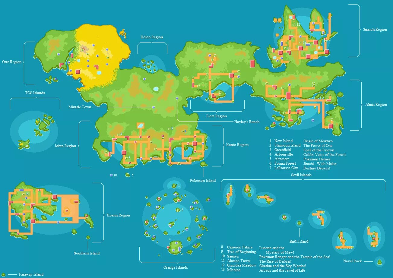 Go regions. Карта регионов покемон. Карта всех регионов покемонов. Мир покемонов карта.