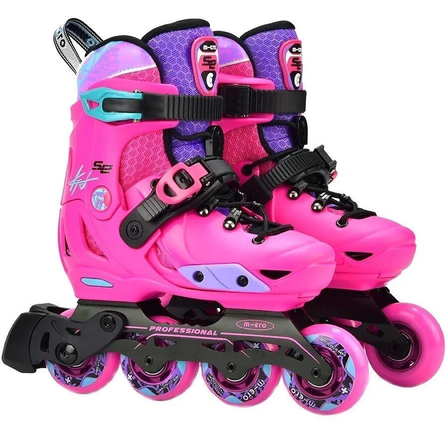 Роликовые коньки Micro Infinite le (Pink). Ролики Micro Infinite. Ролики Micro Freeskate. Детские коньки Freeskate Micro.