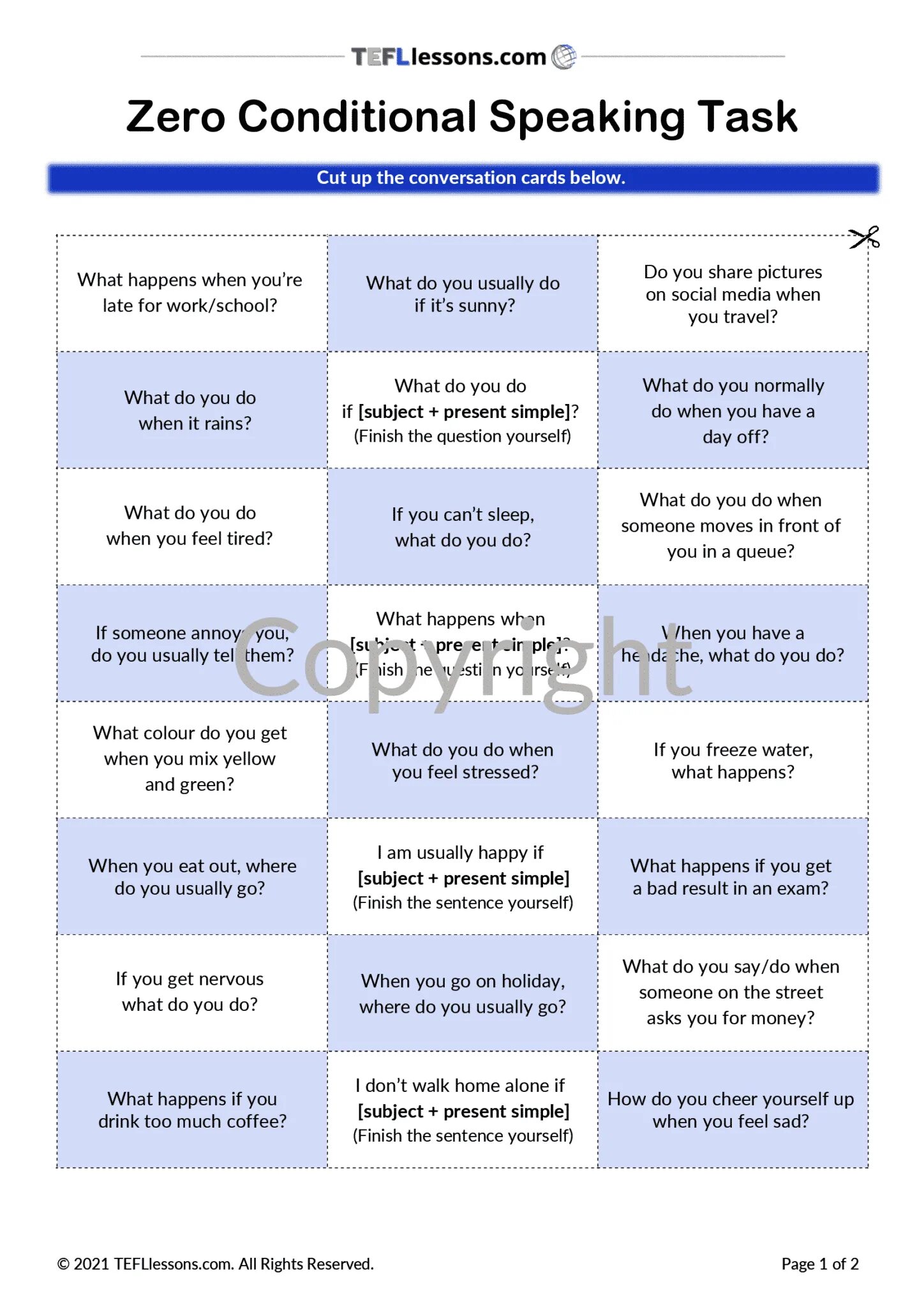 Conditional activities. Conditionals вопросы. zero conditional вопросы. present zero conditional. conditionals карточки.