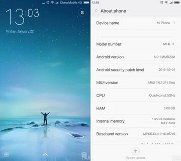 Какие версии miui
