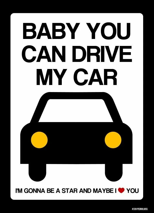 Baby you can drive