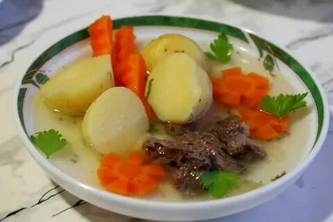 Суп с мясом картошкой и морковью