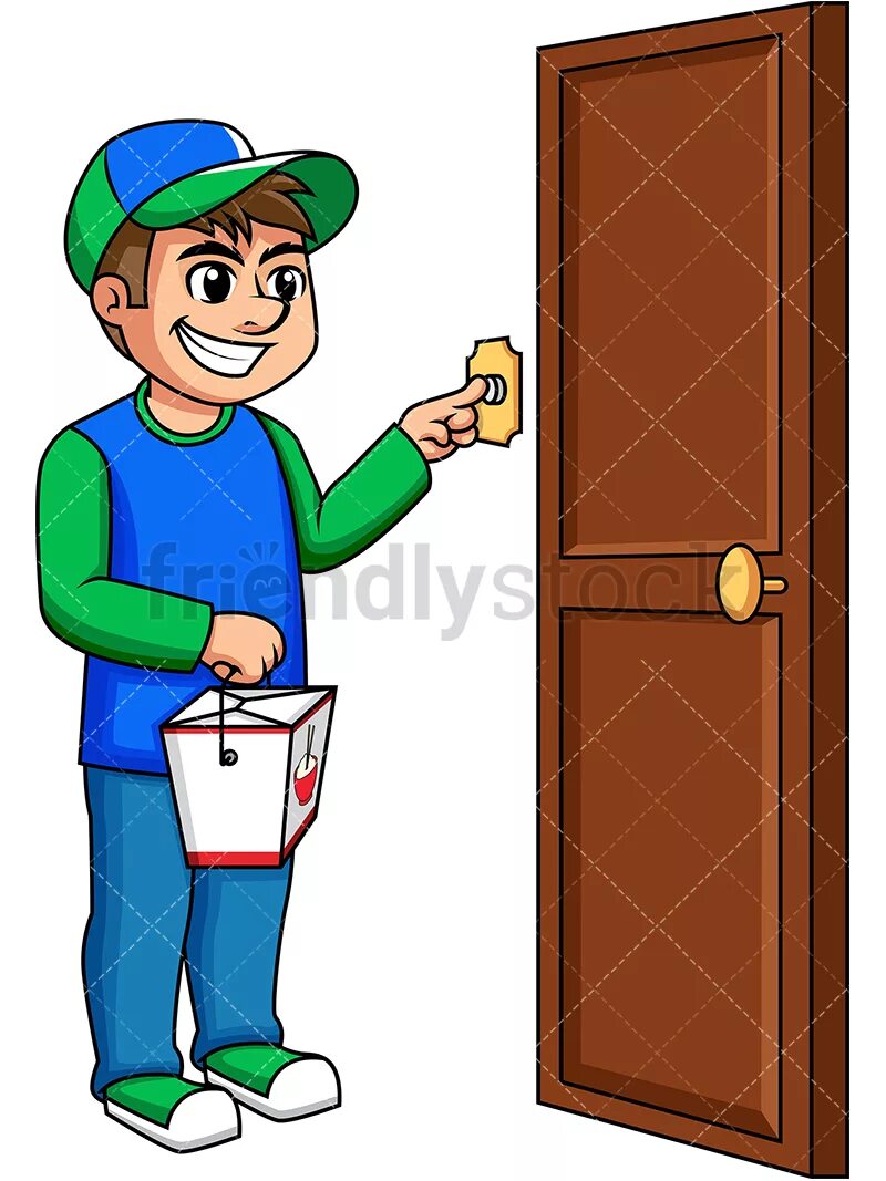 Звонит в дверь. Звонок в дверь рисунок. Мальчик который звонит в дверь рисунок. Почтальон у двери.