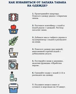 Запах сигарет одежда