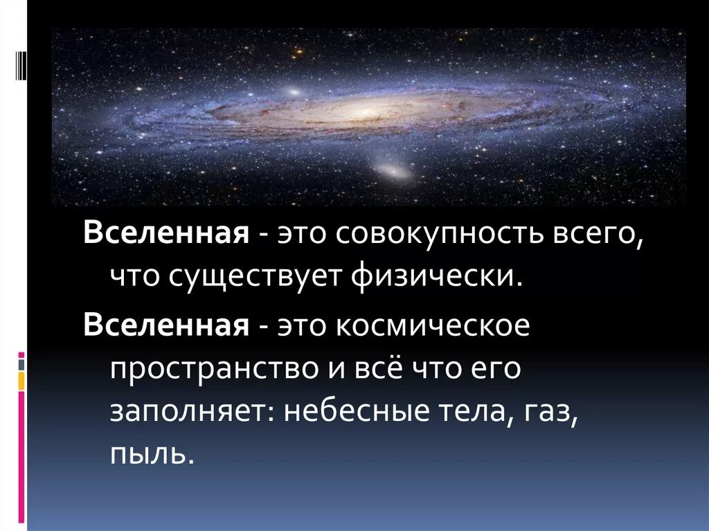 Запиши определение вселенная это. Вселенная это совокупность. Вселенная для презентации. Вселенная это определение. Название Вселенной.