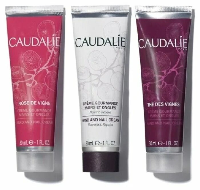 Крем для рук и ногтей Caudalie the des Vignes. Caudalie Trio. Caudalie косметика крем для рук трио. Трио кремов для рук по 10 мл. Caudalie крем для рук